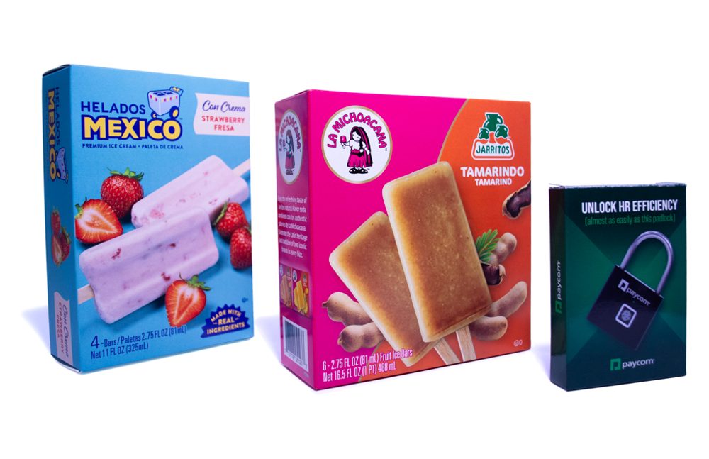Printed product boxes by Avantgarde Printing